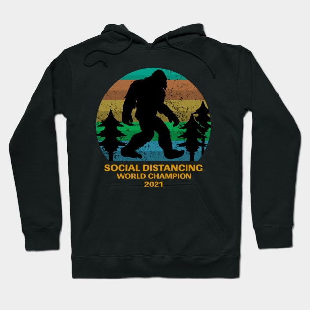 bigfoot distancing Hoodie by terror machine std